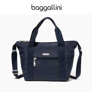 NWT!  Baggallini Top Handle Satchel Crossbody in French Navy